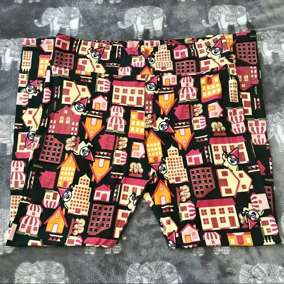 NWOT - Lularoe TC Leggings - Gnome Unicorn Print - Picture 2 of 3